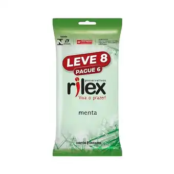 Drogaria Santa Marta Preservativo rilex aroma menta leve 8 pague 6 oferta