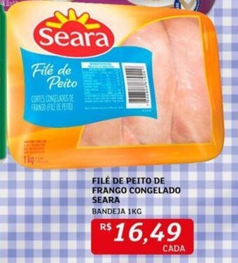 Assaí Atacadista FILÉ DE PEITO DE FRANGO CONGELADO SEARA BANDEJA 1KG oferta