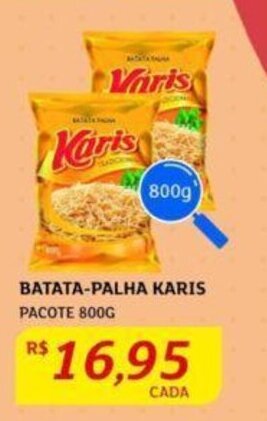 Assaí Atacadista BATATA-PALHA KARIS PACOTE 800G oferta