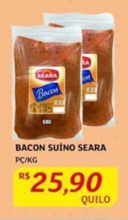 Assaí Atacadista BACON SUÍNO SEARA PC/KG oferta