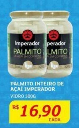 Assaí Atacadista PALMITO INTEIRO DE AÇAÍ IMPERADOR VIDRO 300G oferta