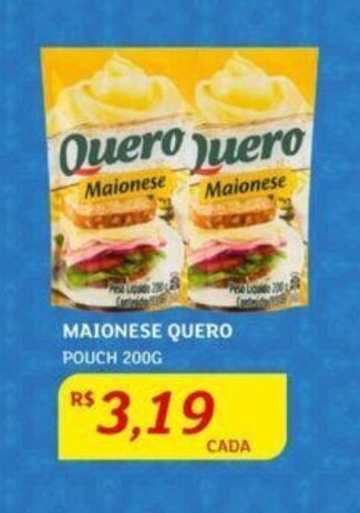 Assaí Atacadista MAIONESE QUERO POUCH 200G oferta