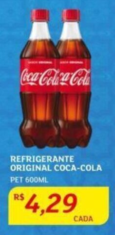 Assaí Atacadista REFRIGERANTE ORIGINAL COCA-COLA PET 600ML oferta