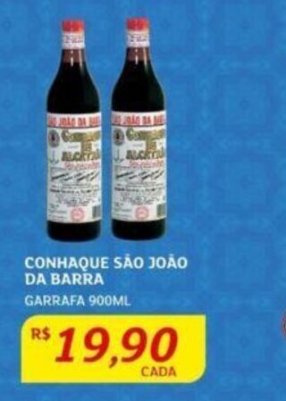 Assaí Atacadista CONHAQUE SÃO JOÃO DA BARRA GARRAFA 900ML oferta