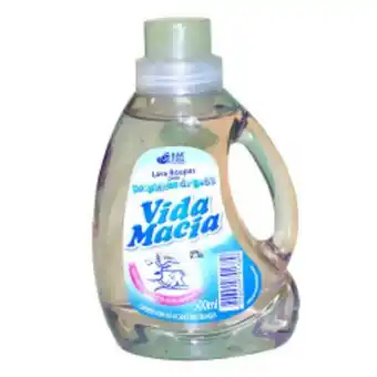 Detergente líquido p/ roupas vida macia 500ml infantil carinho&proteção