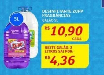 Assaí Atacadista DESINFETANTE ZUPP FRAGRÂNCIAS GALÃO 5L oferta