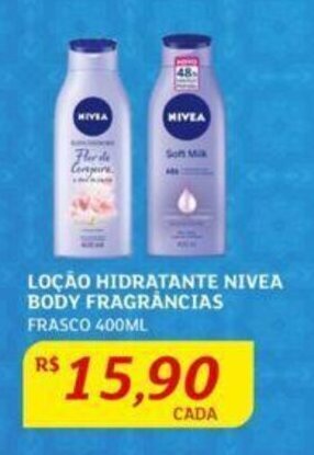 Assaí Atacadista LOÇÃO HIDRATANTE NIVEA BODY FRAGRÂNCIAS FRASCO 400ML oferta