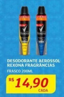 Assaí Atacadista DESODORANTE AEROSSOL REXONA FRAGRÂNCIAS FRASCO 200ML oferta