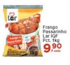 Rossi Supermercado Frango Passarinho Lar IQF Pct. 1kg oferta