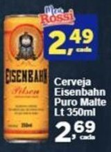Cerveja Eisenbahn Puro Malte lt 350ml