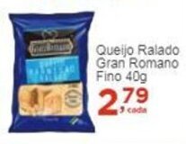 Rossi Supermercado Queijo Ralado Gran Romano Fino 40g oferta