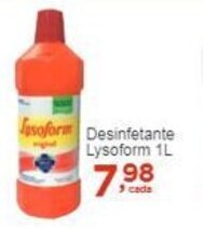 Rossi Supermercado Desinfetante Lysoform 1L oferta