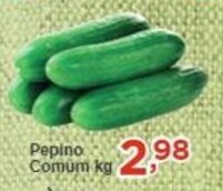 Rossi Supermercado Pepino Comum kg oferta