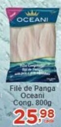 Rossi Supermercado Filé de Panga Oceani Cong. 800g oferta