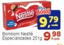 Rossi Supermercado Bombom Nestlé Especialidades 251g oferta