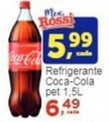 Rossi Supermercado Refrigerante Coca-Cola pet 1,5L oferta