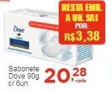 Rossi Supermercado Sabonete Dove 90g c/ 6un. oferta