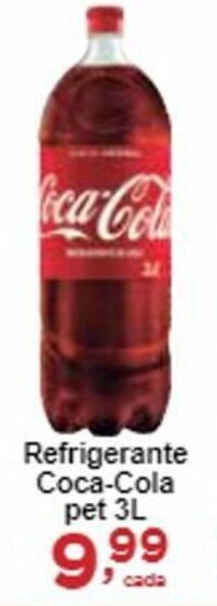 Rossi Supermercado Refrigerante Coca-Cola pet 3L oferta