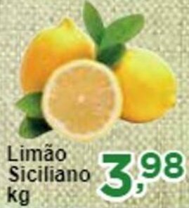 Rossi Supermercado Limão Siciliano kg oferta