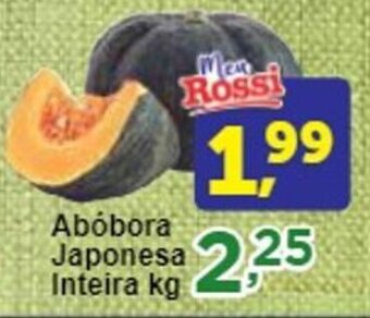Rossi Supermercado Abóbora Japonesa Inteira kg oferta
