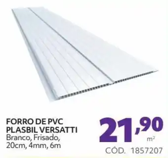 Tumelero FORRO DE PVC PLASBIL VERSATTI Branco, Frisado, 20cm, 4mm, 6m oferta