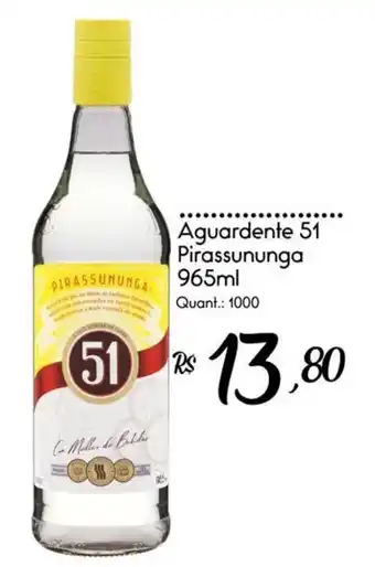 Aguardente 51 Pirassununga 965ml