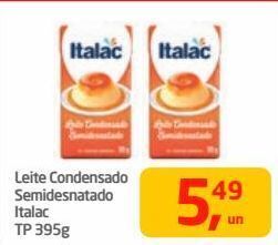 Tenda Atacado Leite condensado semidesnatado italac tp 395g oferta