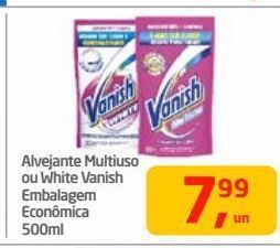 Tenda Atacado Alvejante multiuso ou white vanish embalagem econômica 500ml oferta