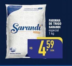 Mercantil Rodrigues Farinha de trigo sarandi especial 1 kg oferta