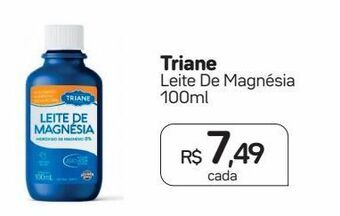Drogal Triane leite de magnésia 100ml oferta