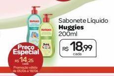 Drogal Sabonete líquido huggies 200ml oferta