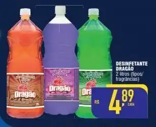 Mercantil Rodrigues Desinfetante dragão 2 litros (tipos/ fragrâncias) oferta