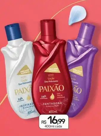 Drogal Loção deo hidratante paixão 400ml oferta