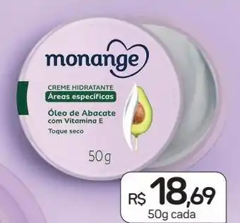 Drogal Creme hidratante monange áreas especificas 50g oferta