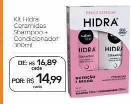 Drogal Kit hidra ceramidas shampoo + condicionador 300ml oferta