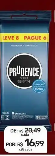 Drogal Preservativos prudence super sensitive c/8 cada oferta