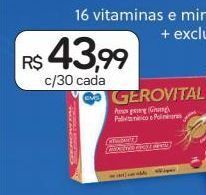 Drogal Gerovital c/30 cada oferta