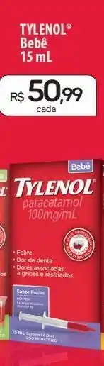 Drogal Tylenol bebê 15ml oferta