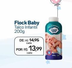 Drogal Talco infantil flock baby 200g oferta
