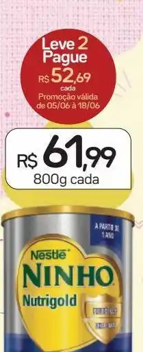 Drogal Ninho 800g oferta