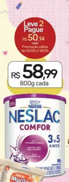 Drogal Nestlé neslac comfor 800g oferta