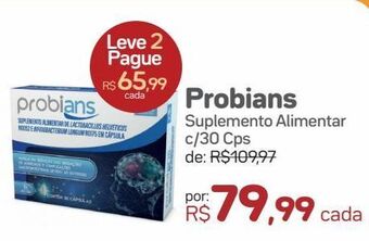 Drogal Probians suplemento alimentar c/30 cps oferta