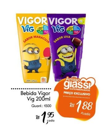 Giassi Supermercados Bebida Vigor Vig 200ml oferta
