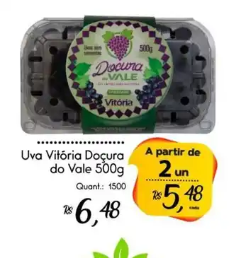 Giassi Supermercados Uva Vitória Doçura do Vale 500g oferta