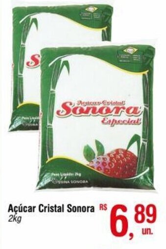 Fort Atacadista Açúcar Cristal Sonora 2kg oferta