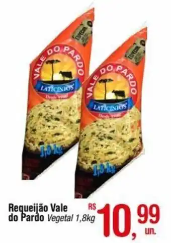 Fort Atacadista Requeijão Vale do Pardo Vegetal 1,8kg oferta