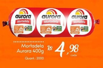 Giassi Supermercados Mortadela Aurora 400g oferta