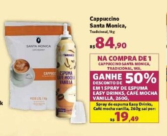 Sam's Club Cappuccino Santa Monica, Tradicional, 1kg oferta