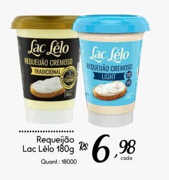Giassi Supermercados Requeijão Lac Lélo 180g oferta