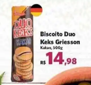 Sam's Club Biscoito Duo Keks Griesson Kakao, 500g oferta